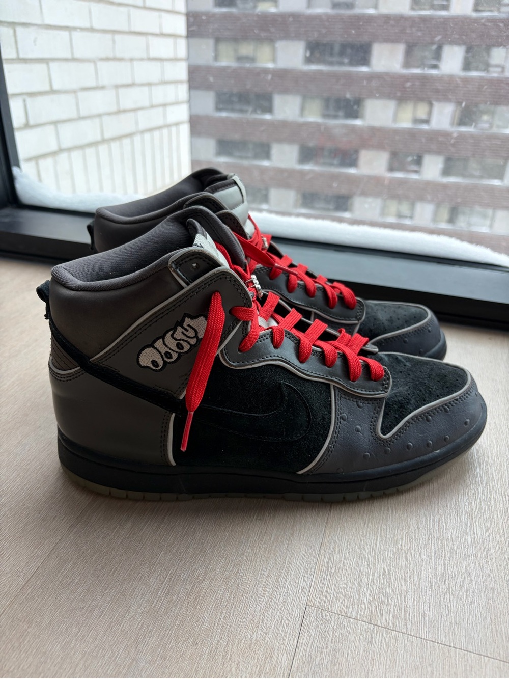MF Doom Nike Dunks - Picture 2 of 13